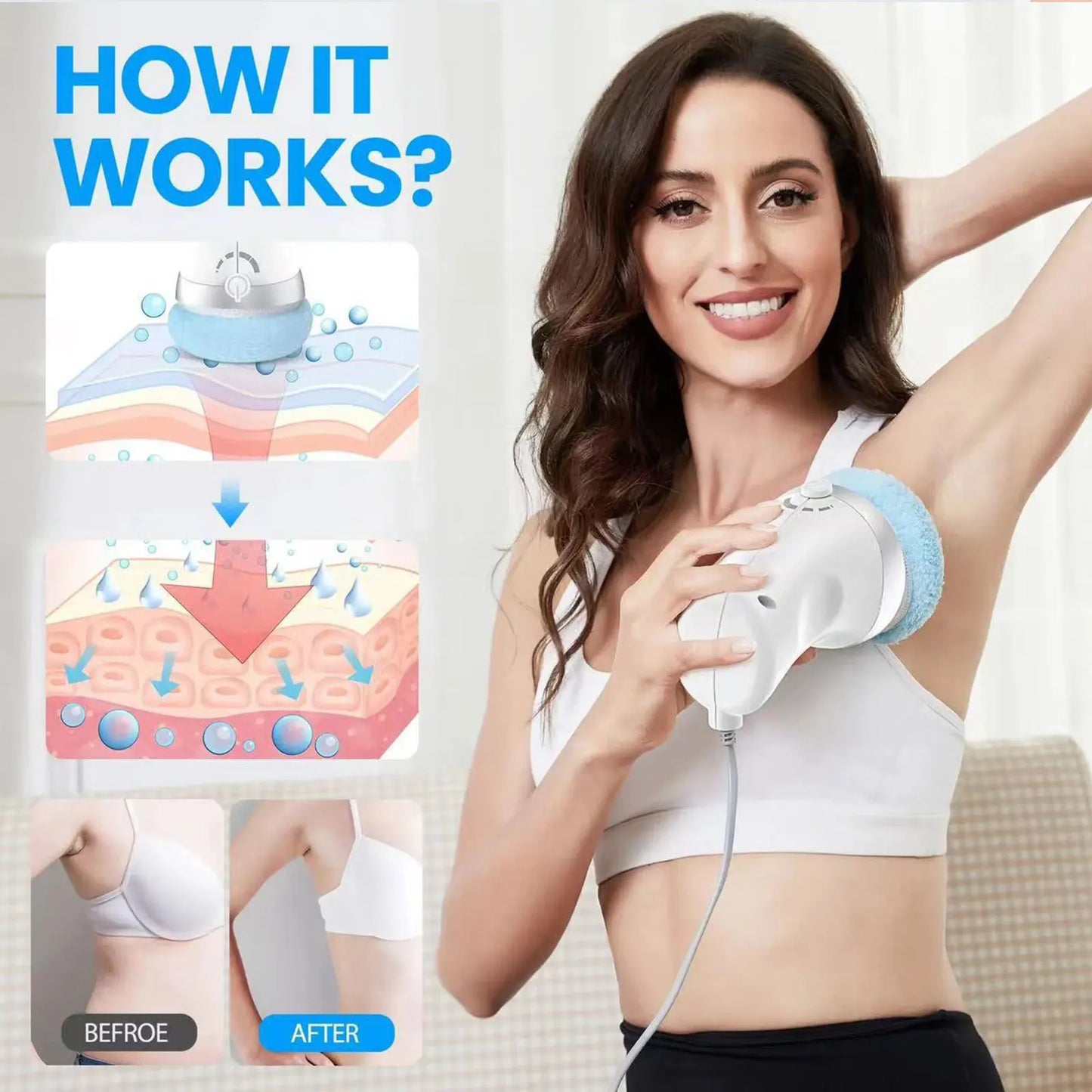 BodySculpt – Electric Cellulite Massager with Reusable Pads