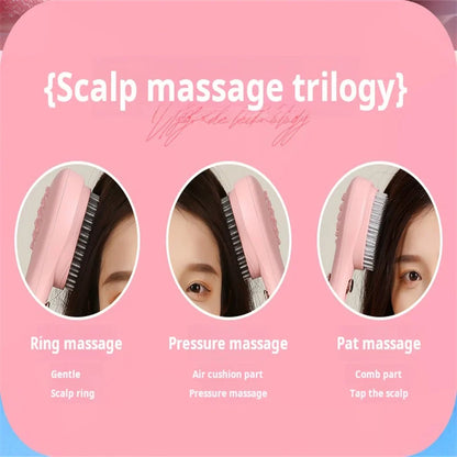 SilkDetangle – Self-Cleaning Anti-Static Hair Brush