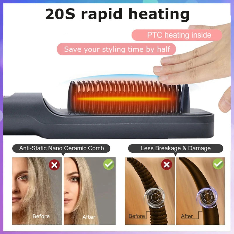 IonStyle – Ionic Hot Comb Hair Straightener