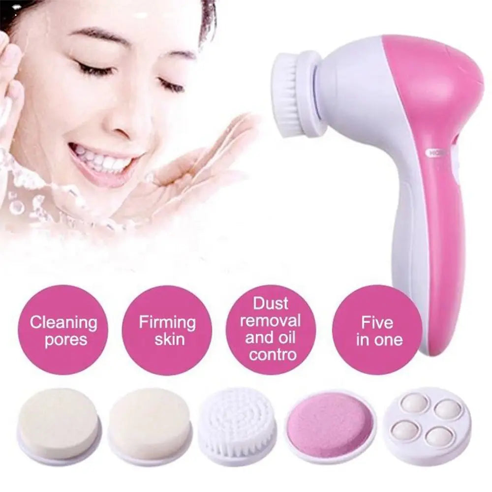 DermaClean – 5-in-1 Electric Facial Cleansing Brush
