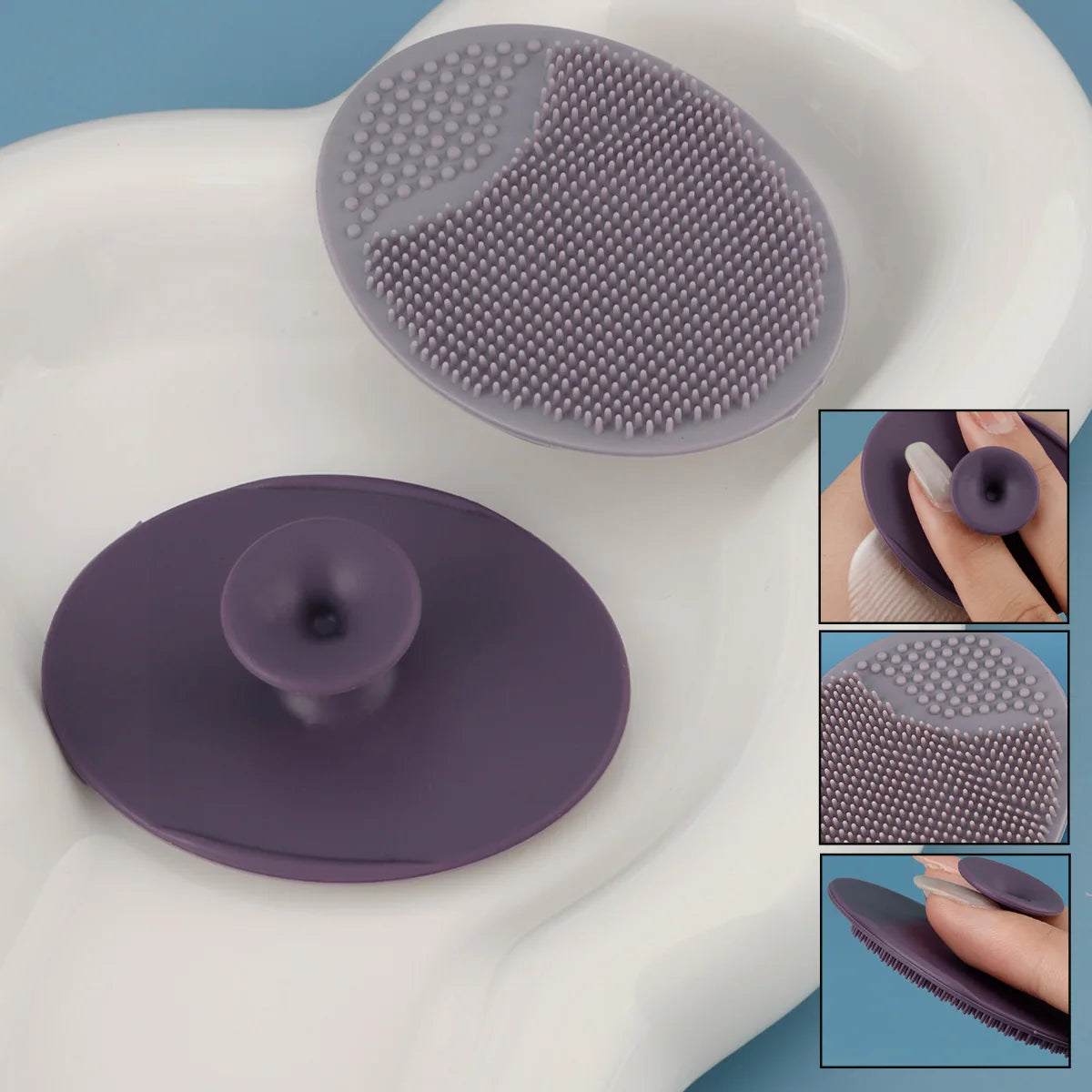PureGlow – 2-Piece Facial Cleansing Brush Set