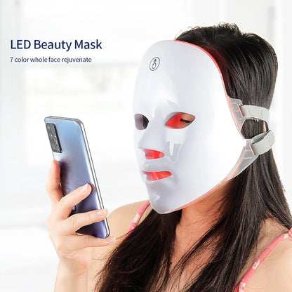 LumiMask – 7-Colour LED Facial & Neck Therapy Mask