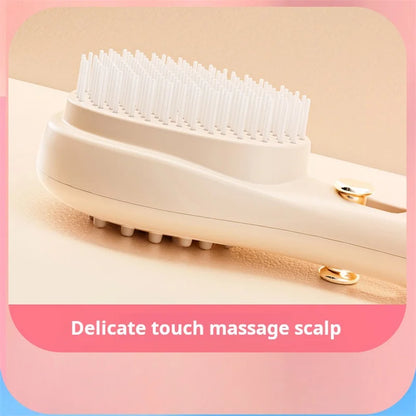 SilkDetangle – Self-Cleaning Anti-Static Hair Brush