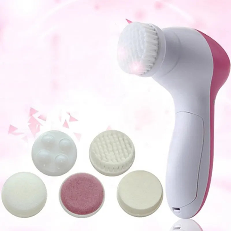 DermaClean – 5-in-1 Electric Facial Cleansing Brush