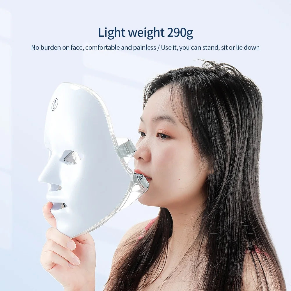 LumiMask – 7-Colour LED Facial & Neck Therapy Mask