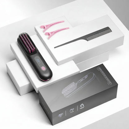 Silkion – Portable Anti-Scald Ionic Hair Brush