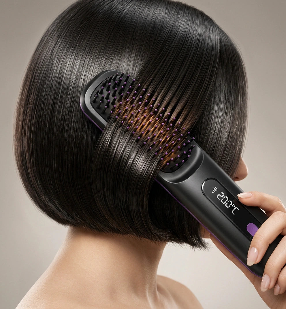 Silkion – Portable Anti-Scald Ionic Hair Brush